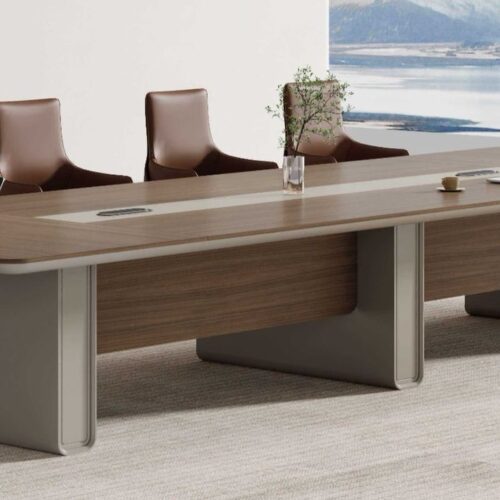 Table de Réunion Moderne – 360 × 150 × 75 cm — Logis Bureau Maroc